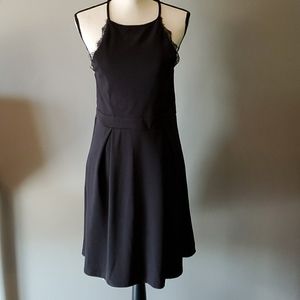 Black wedding guest dress size L